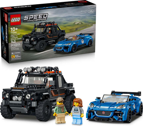 SPEED CHAMPIONS Jaguar F-TYPE Project 7 & Land Rover Defender Classic