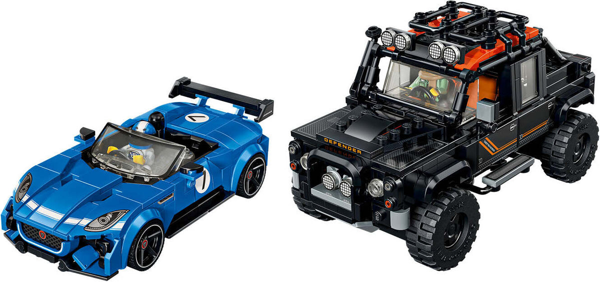 SPEED CHAMPIONS Jaguar F-TYPE Project 7 & Land Rover Defender Classic