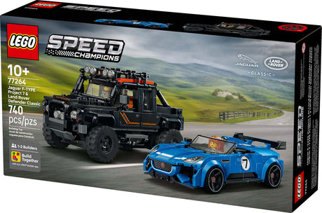 SPEED CHAMPIONS Jaguar F-TYPE Project 7 & Land Rover Defender Classic