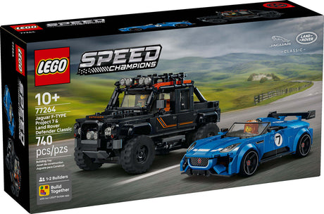SPEED CHAMPIONS Jaguar F-TYPE Project 7 & Land Rover Defender Classic