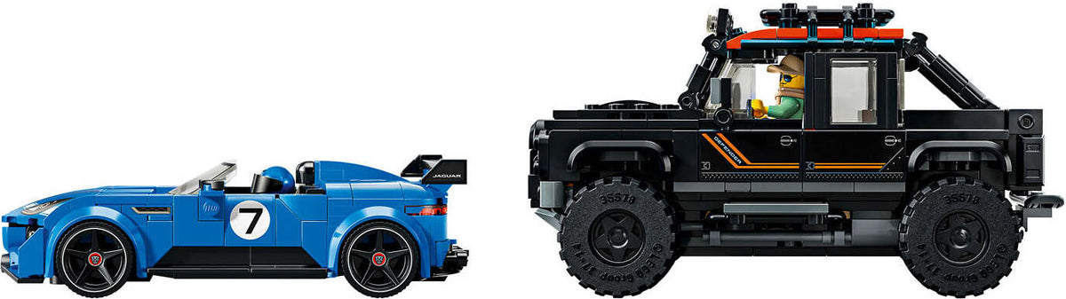 SPEED CHAMPIONS Jaguar F-TYPE Project 7 & Land Rover Defender Classic