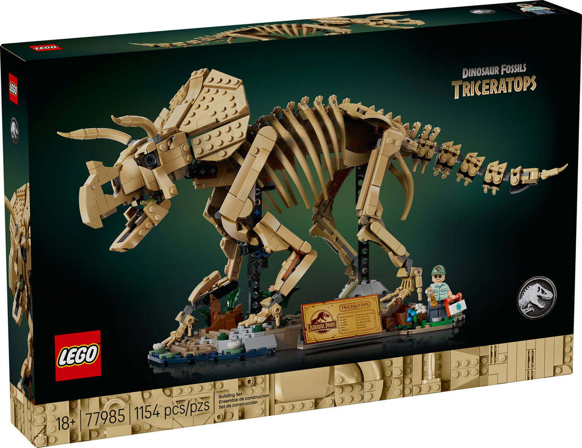 JURASSIC WORLD Dinosaur Fossils Triceratops