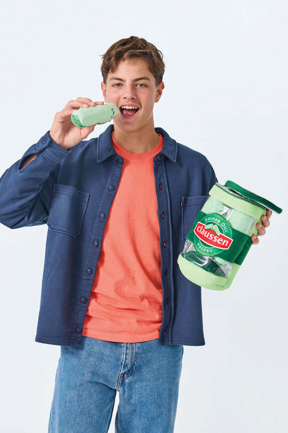 Claussen Kosher Dill Pickles Packaging Plush