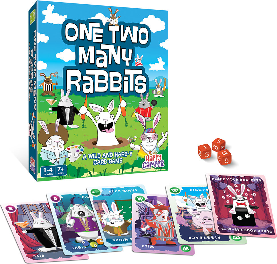 One Two Many Rabbits Card Game: Fun for All Ages - Toy Box Michigan