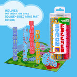 Stack-a-pillars: Dice Stacking Game