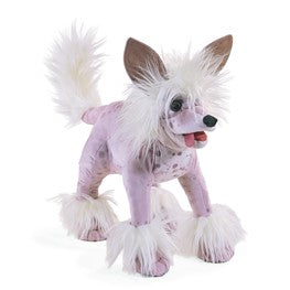 Folkmanis Puppet Chinese Crested Dog