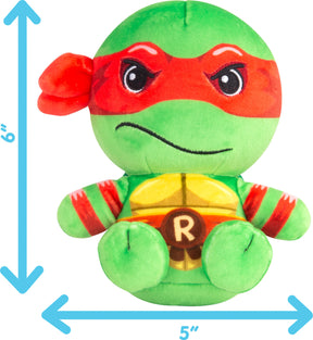 Club Mocchi-Mocchi- Teenage Mutant Ninja Turtles Leonardo Junior Plush Toy, 6 inch