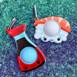 OMG Mega Pop Best Friend Keychains - Sushi and Soy Sauce