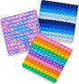 OMG Pop Fidgety - XXL Square (Pink, Blue, Purple Tie-Dye)