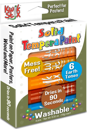 Kwik Stix Earth Tone 6 Color Set