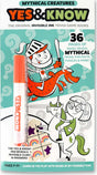The Original Yes and Know Invisible Ink Trivia Game Books: Mythical Creatures