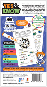 The Original Yes and Know Invisible Ink Trivia Game Books: Sea Life Adventures