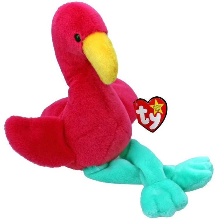 Beanie Baby Flamingo Fraya 30th Anniversary Plush Toy