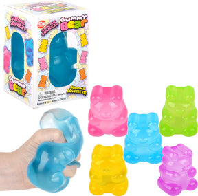 Jumbo Sugar Squeezy Yummy Bear 4" 6 /disp