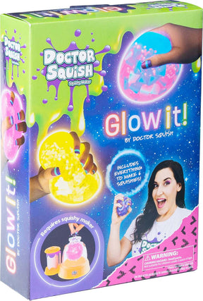 Doctor Squish Squishy Pack Refill, Glow-It Edition