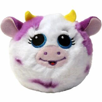 Daisy Purple/White Cow Beanie Bouncer