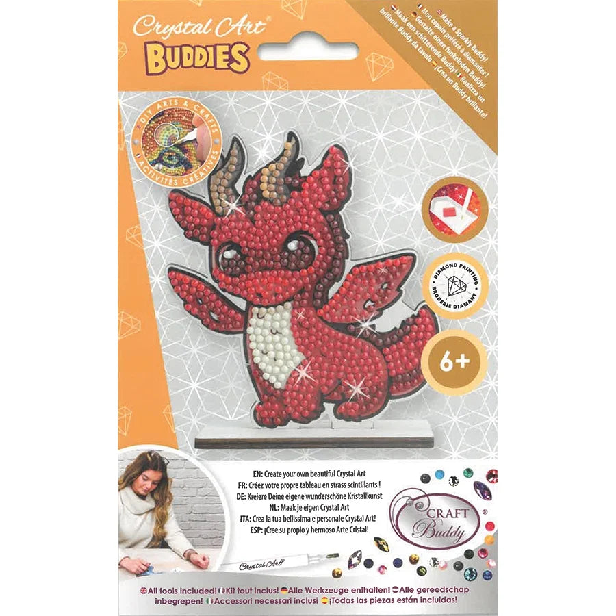 Crystal Art Buddies Red Dragon