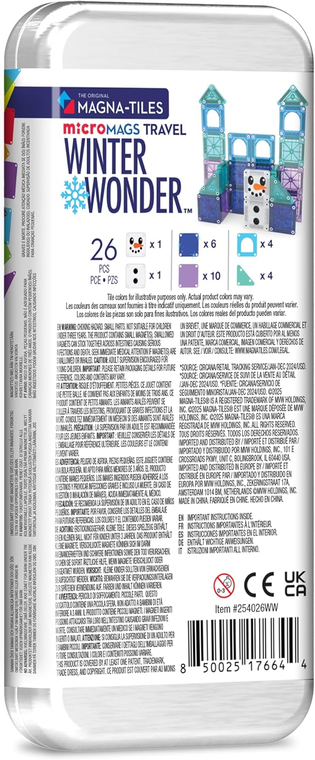 Magnatiles Winter Wonder Travel 26 pc