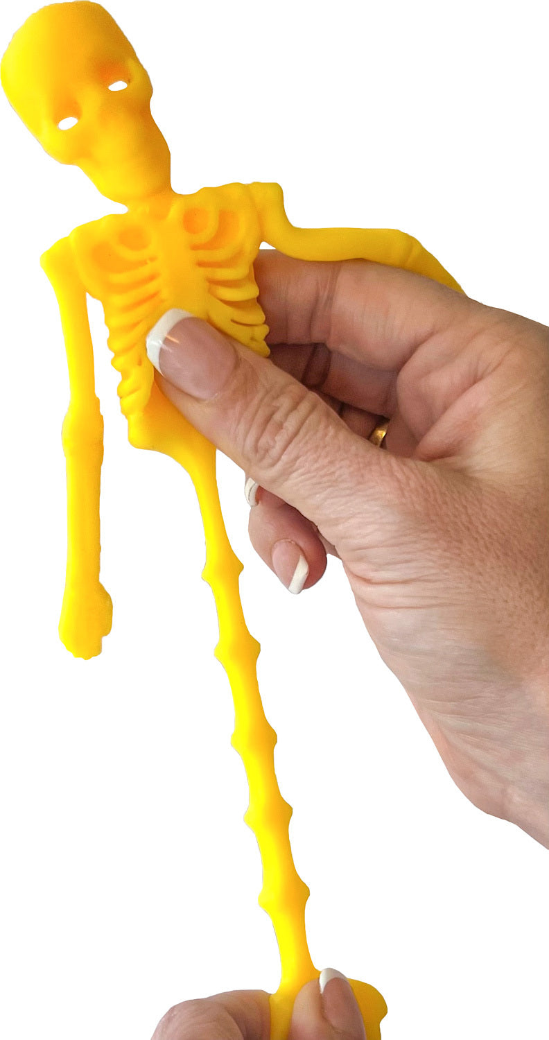 stibcky bones 黄色 Squish n' Stretch Skeleton – Turner Toys