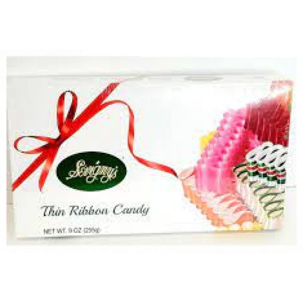 Old Fashioned Thin Ribbon Candy - Pink: 8-Piece Box