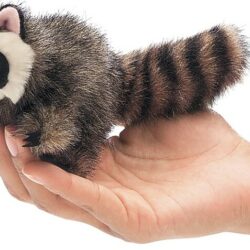 Mini Raccoon Finger Puppet