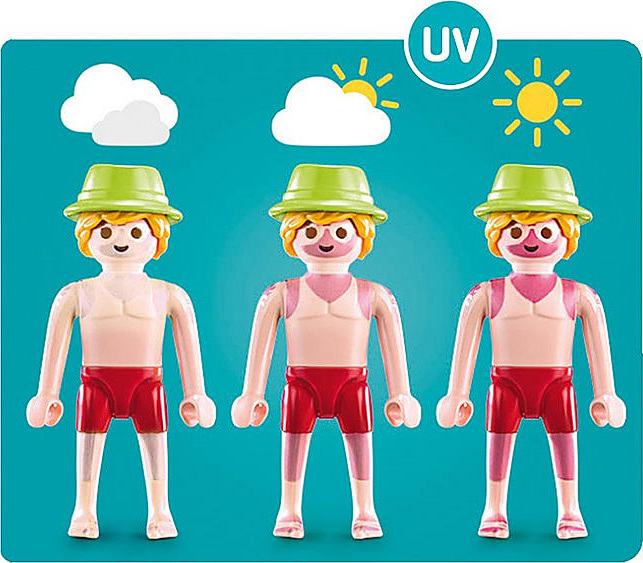 Playmobil Family Fun - Sunburnt Swimmer 70112 (for Kids 4 to 10 Years Old)  