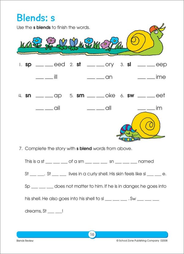 Phonics Review Grades 2-3 Workbook