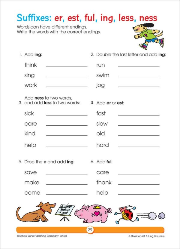 Phonics Review Grades 2-3 Workbook