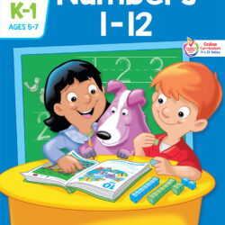 Numbers 1-12 Grades K-1 Workbook