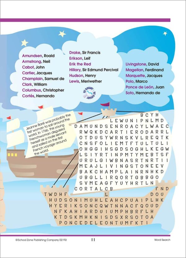 Word Search People & Places Workbook