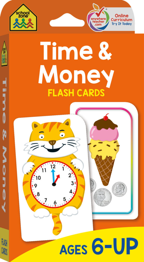 Time & Money Flash Cards