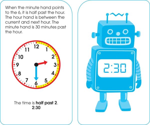 Time & Money Flash Cards