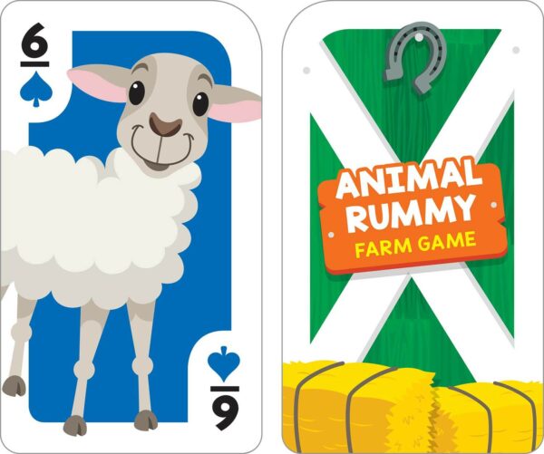 Farm Animal Rummy Card Game