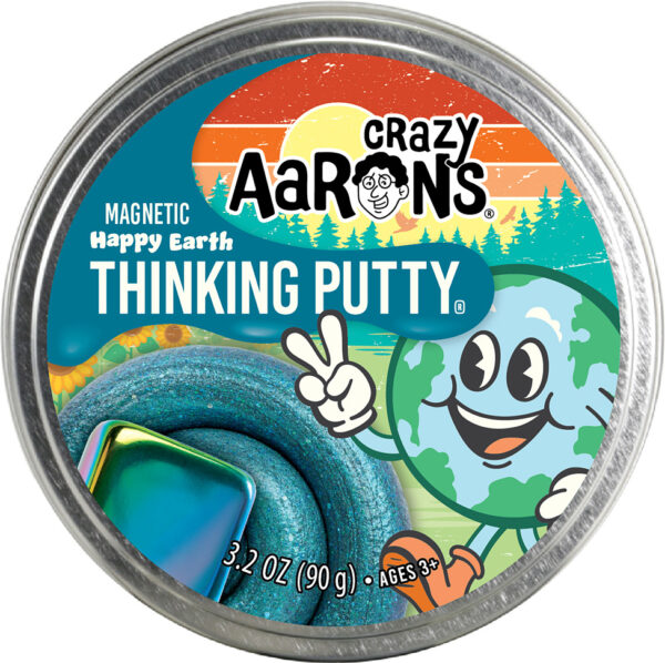 Magnetic Happy Earth Thinking Putty