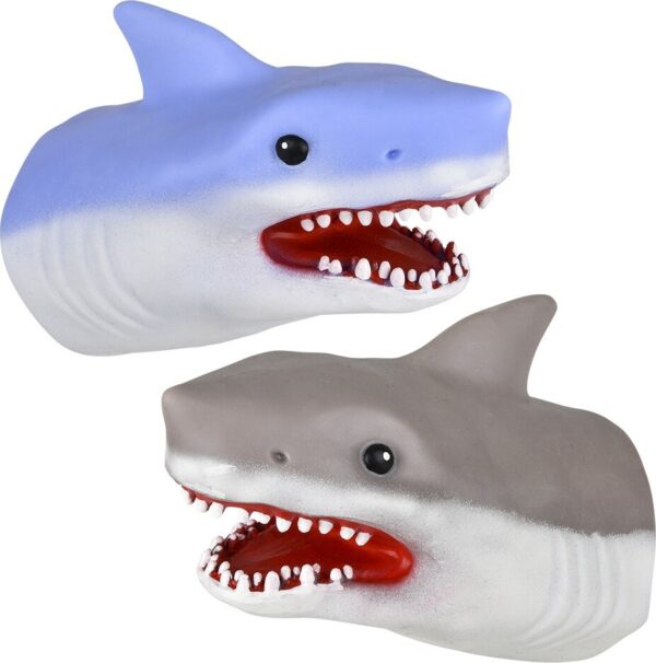 Stretchy Shark Hand Puppet 6" (assortment - sold individually)