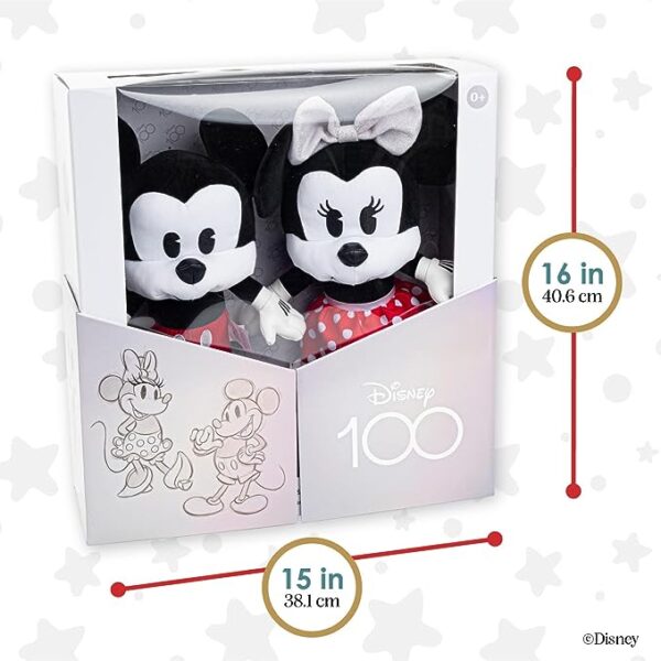 Disney 100 year Mickey & Minnie Mouse 2 pc Collector Set