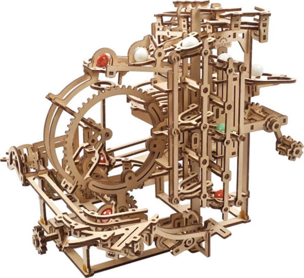 UGears Stepped Hoist Marble Run Wooden Mechanical Model Kit