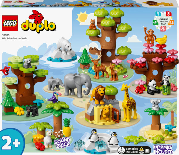 LEGO® DUPLO® Wild Animals of the World Toy Set