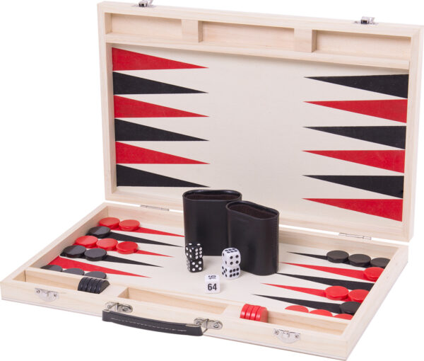 Rustik Deluxe Backgammon - Wood Case