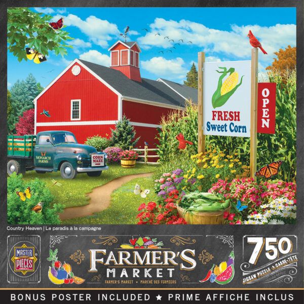 Farmer's Market - Country Heaven 750 Piece Puzzle