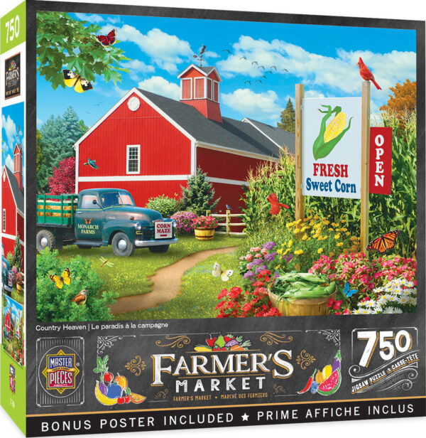 Farmer's Market - Country Heaven 750 Piece Puzzle