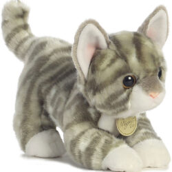 Miyoni - Grey Tabby Kitten 9in