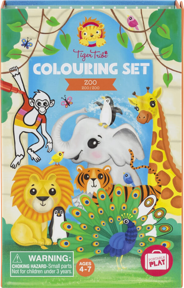 Coloring Set - Zoo