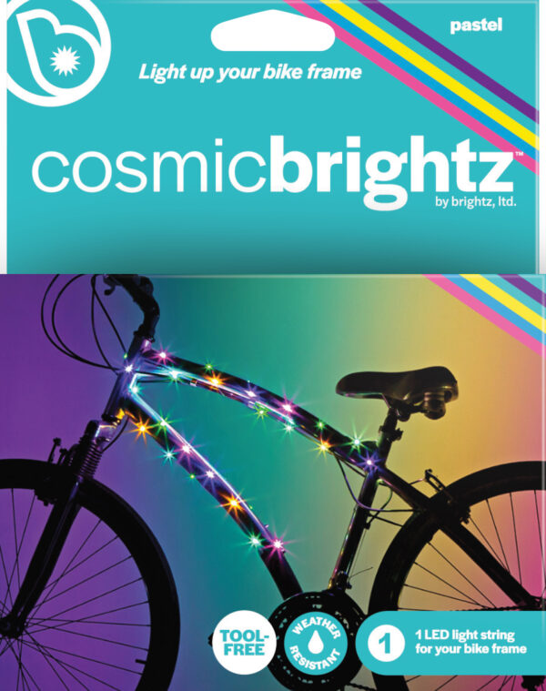 Cosmicbrightz Pastel Led Bicycle Frame Light