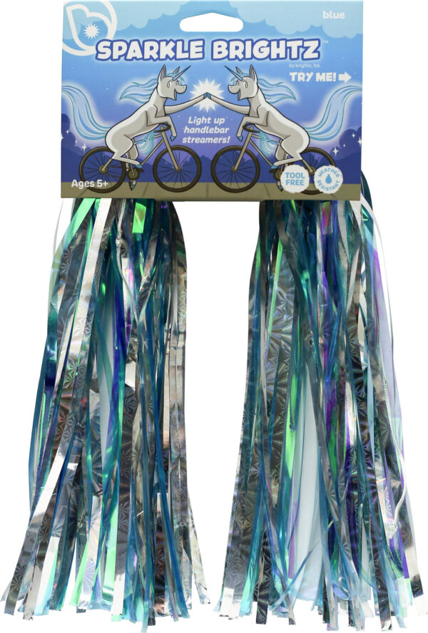 Sparklebrightz Blue Led Handlebar Streamers