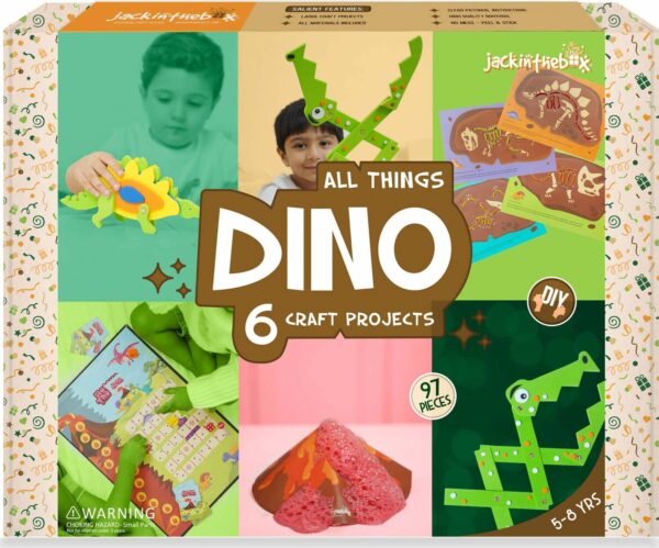 JackInTheBox 6-in-1 All Things Dinosaurs