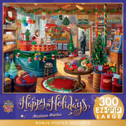 Happy Holidays - Mistletoe Market 300 Piece EZ Grip Puzzle