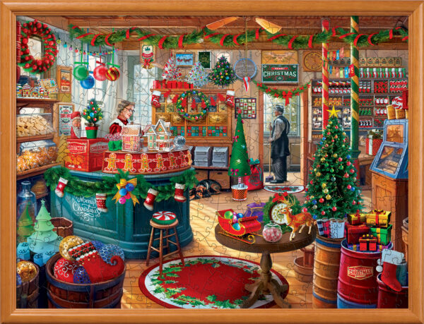 Happy Holidays - Mistletoe Market 300 Piece EZ Grip Puzzle