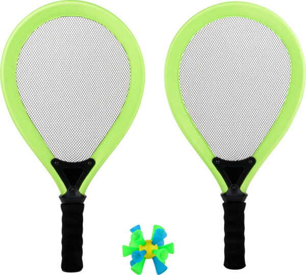 Jumbo Badminton Racket And Bouncy Birdie 21.5"x11.25"