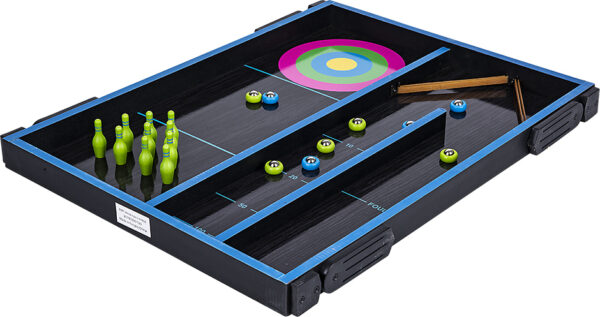 Neon Wooden Tabletop 4 In 1 Multi Game 20"x18.5"